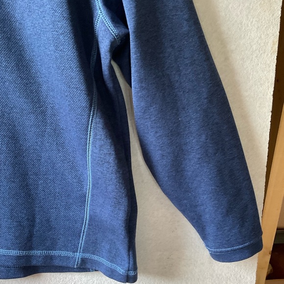 Pebble Beach Blue Quarter-Zip Pullover. Long sleeve. Size M - Picture 2 of 7